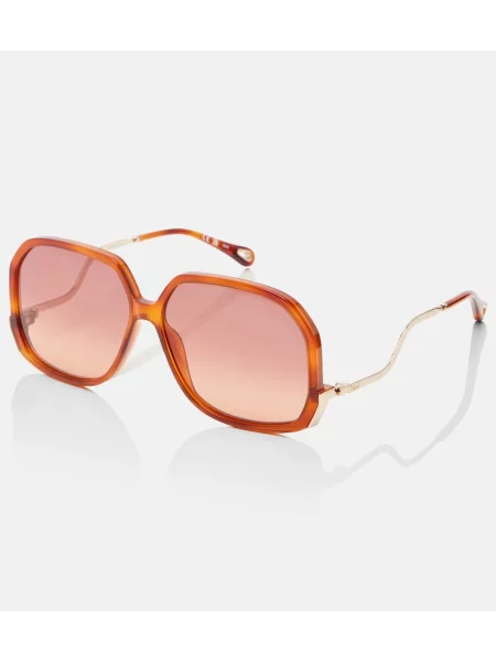 Ochelari de soare Chloé portocaliu