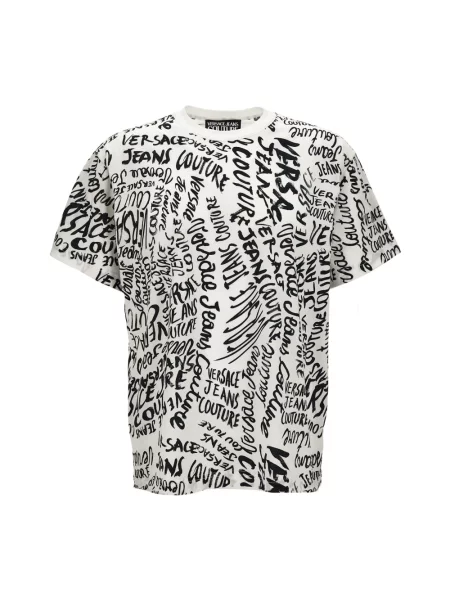 Koszulka polo Versace Jeans Couture biała