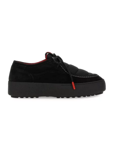 Sneakersy Moon Boot skórzane czarne