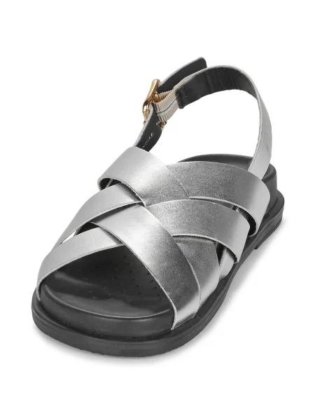 Pantofi Geox argintiu