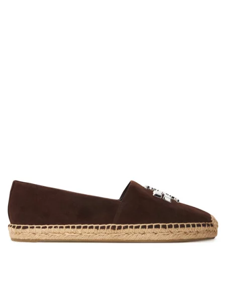 Tory Burch Εσπαντρίγιες Eleanor Espadrille καφέ