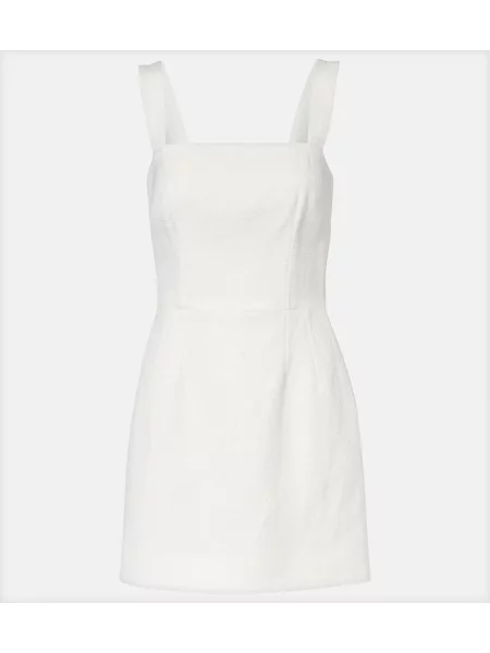 Sukienka Dolce&gabbana z twillu beżowa