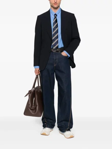 Cămașă Polo Ralph Lauren tricotate lungă albastru