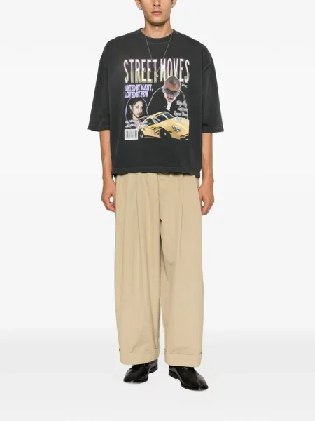 Tricou Willy Chavarria cu imagine gri