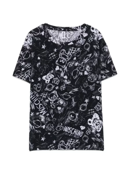 Tricou Moschino cu imagine negru