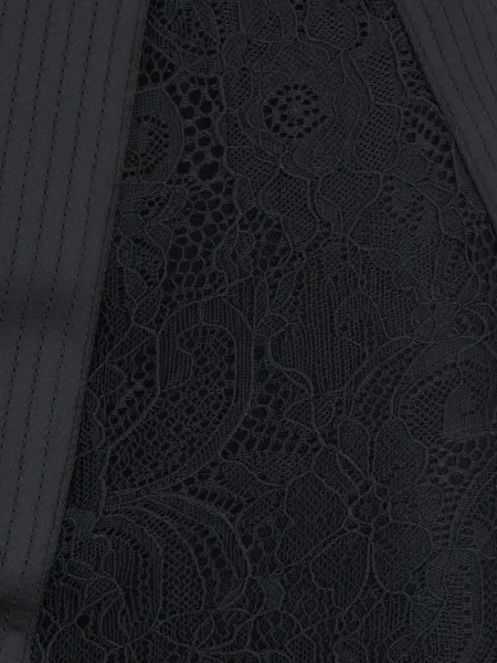 Fustă midi Elisabetta Franchi din dantelă negru