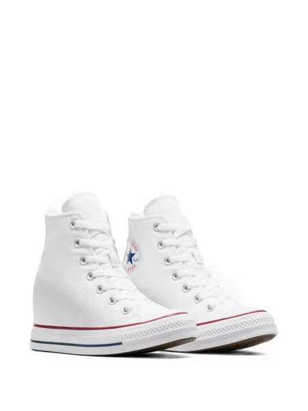 Decupat hanorac cu fermoar Converse clasic cu tepi albastru