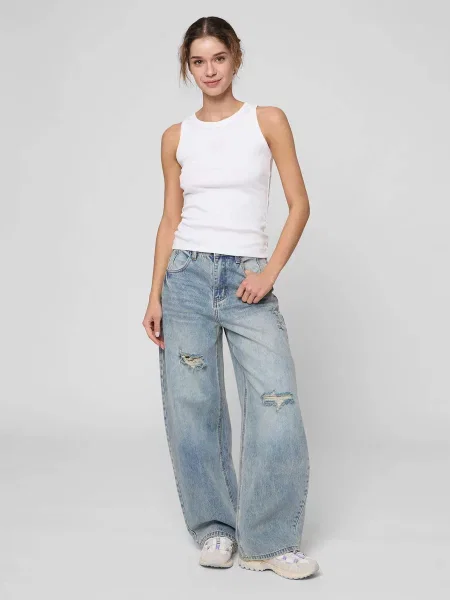 Майка PRPY бавовна/поліестер/еластан білий