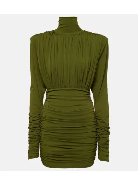Rochie Alex Perry din jerseu verde