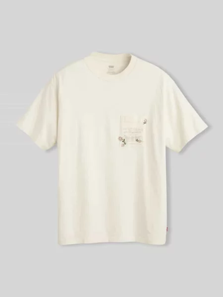 T-shirt o kroju regular fit z czystej bawełny Levi's biała