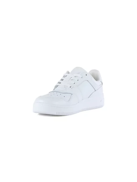 Trampki Tommy Jeans skórzane retro białe