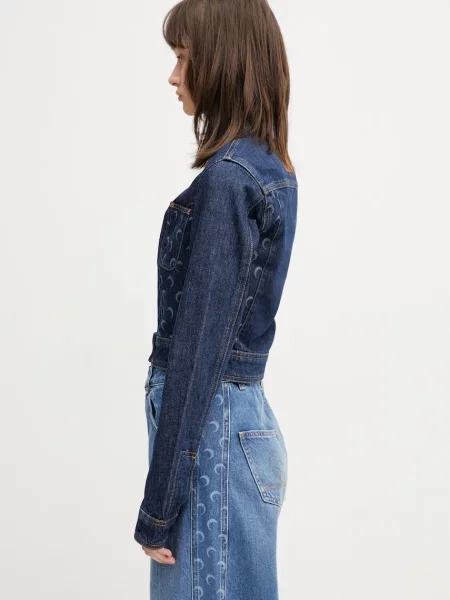 Marine Serre jachetă de damă din denim