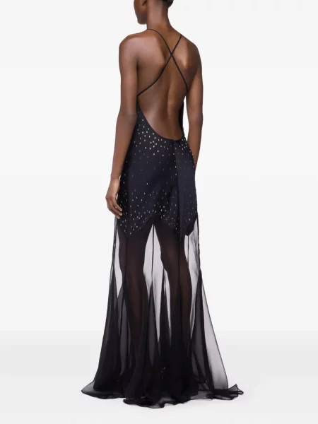 Rochie maxi Rabanne negru