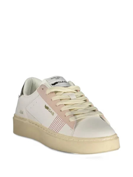 Sneakerși Gas cu imagine alb