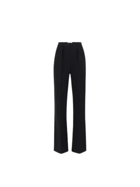 Szerokie spodnie Elisabetta Franchi czarne