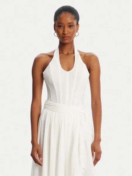 Bardot Body Trey Halter Neck biały