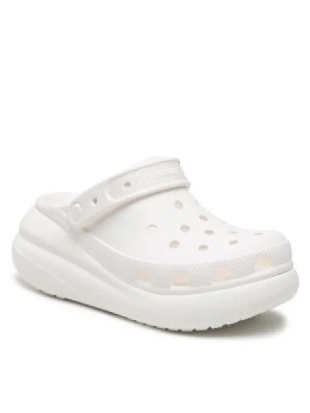 Crocs Чехли Classic Crush Clog бял