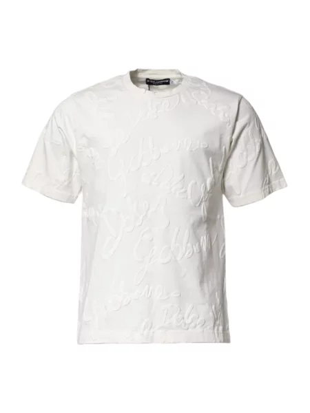 Koszulka Dolce And Gabbana z logo biała
