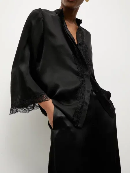 Answear.LAB koszula z kolekcji Unscripted czarna