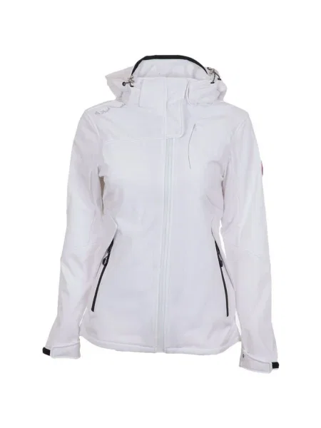 Geacă Peak Mountain softshell alb