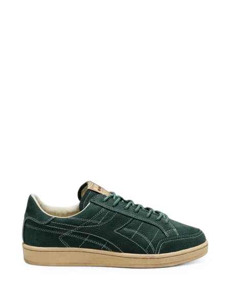 Sneakerși Diadora din piele verde