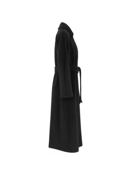 Cu centură palton Max Mara negru