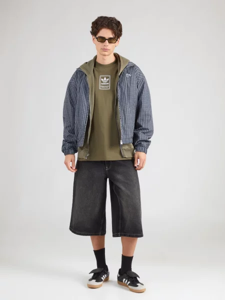 ADIDAS ORIGINALS Tričko olivová biela