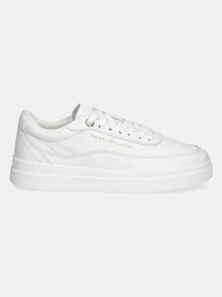 Pantofi Tommy Hilfiger din piele alb