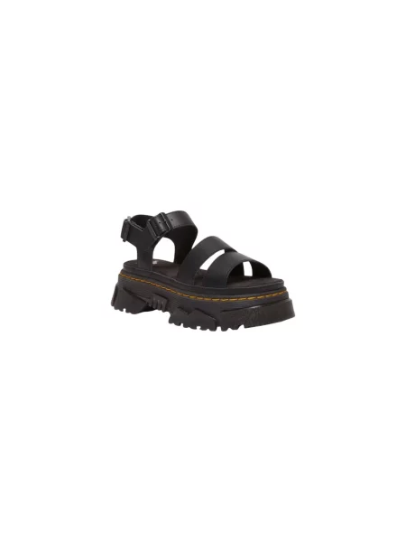 Sandały Dr. Martens skórzane czarne
