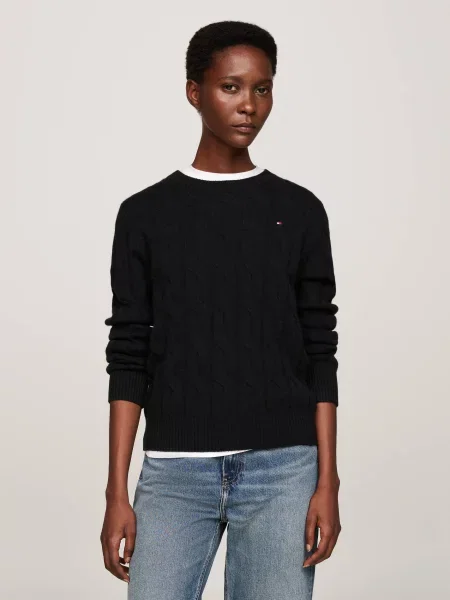 Tommy Hilfiger Pulover negru