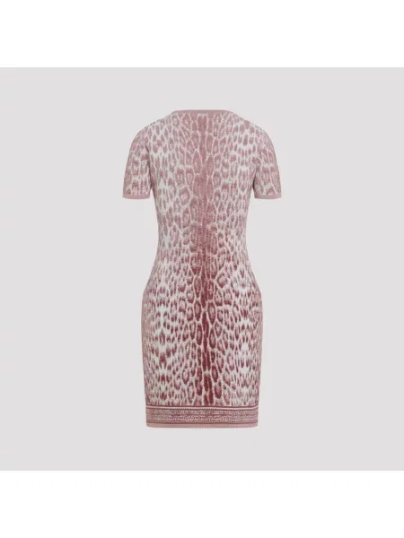 Sukienka midi Roberto Cavalli różowa
