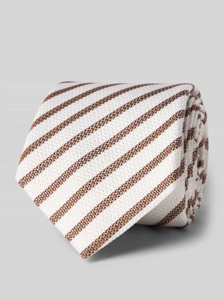 Krawat z jedwabiu ze wzorem na całej powierzchni 8 cm Joop! Collection