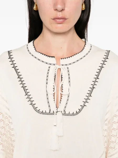 Top Ba&sh cu broderie