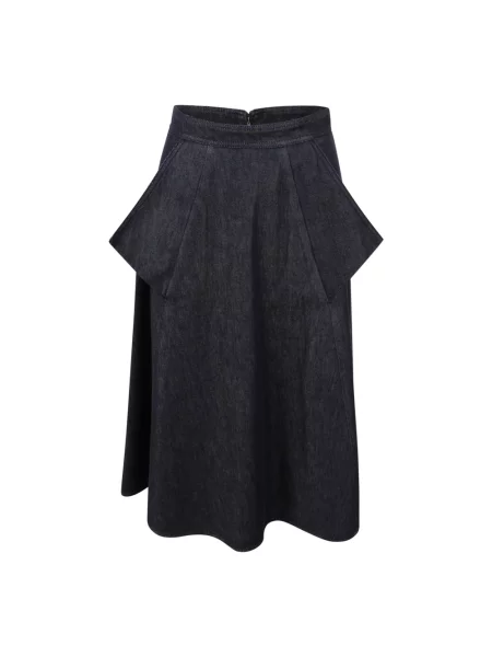 Spódnica jeansowa Max Mara do kolan niebieska