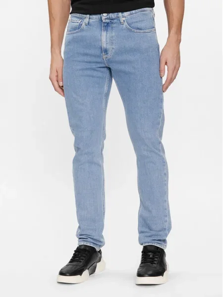 Дънки Calvin Klein Jeans синьо