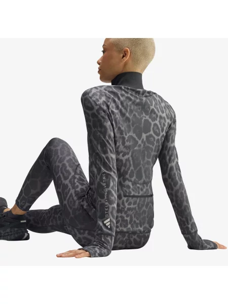 Яке adidas by Stella McCartney Training Midlayer Printed Dove Grey/ Carbon L сиво