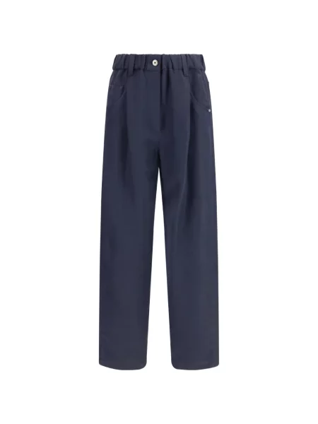 Pantaloni Brunello Cucinelli albastru