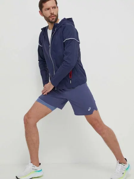 Kratke hlače za tek Asics Road 2 in 1 modra