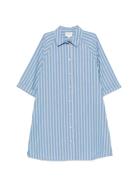 Rochie tip cămașă Maison123 cu dungi albastru