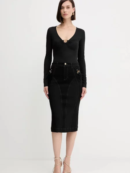 Спідниця Versace Jeans Couture mini олівець чорний