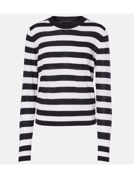 Pulover Nili Lotan de lână albastru