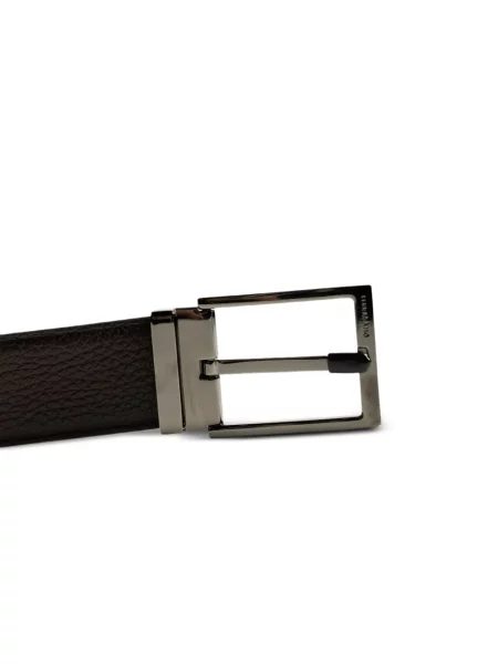 Cu centură curea Ferragamo din piele maro