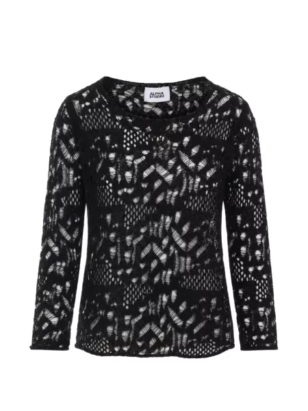 Pulover Alpha Studio negru
