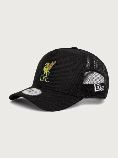 New Era trucker kapa z bombažem IRIDESCENT TRUCKER LIVERPOOL FC črna