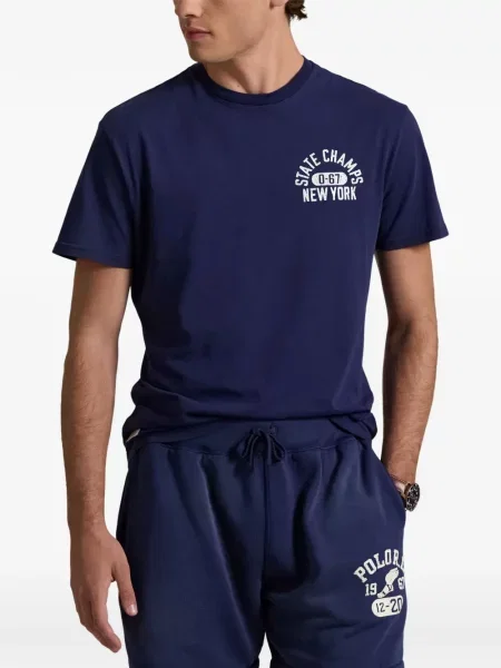Cu centură curea Polo Ralph Lauren tricotate cu dungi albastru