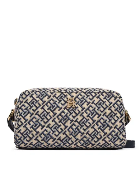 TOMMY HILFIGER Torba za čez ramo GRACE svetlo / temno / kamen modra