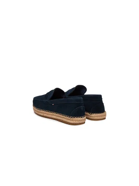 Espadrilky Tommy Hilfiger Flexible Hilfiger Sde Espadrille Tmavomodrá