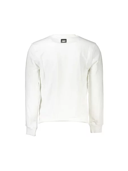 Haftowana bluza Cavalli Class elegancka biała
