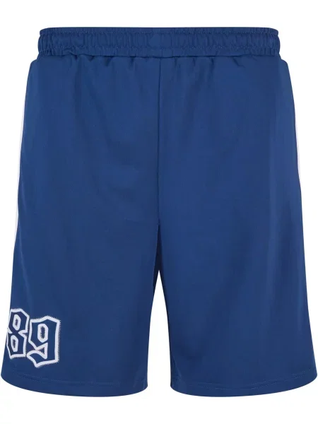 Karl Kani Pantaloni bleumarin alb