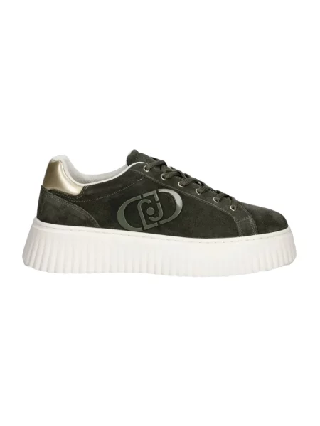 Sneakersy Liu Jo skórzane zielone